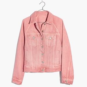 Madewell  Raglan Denim Jacket, Dusty Rose